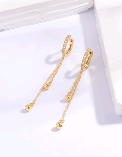 AROS COLGANTES CHAPADO ORO 18 kl - comprar online