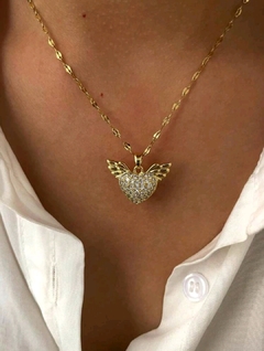COLLAR CORAZON CIRCONIA