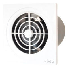 Extractor de Aire para Baño 6 pulg 150mm 20x20 Blanco Kudu - comprar online