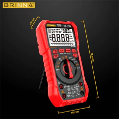 MULTIMETRO BRINNA 9999 CUENTAS HB-119B - Elecas Materiales Eléctricos