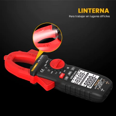 Imagen de PINZA AMPEROMETRICA BRINNA AC/DC HB-209B