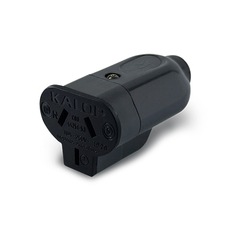 Ficha Hembra Binorma KH 10A Negro Kalop - comprar online