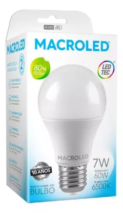 Lampara Bulbo led 7w Fria Macroled