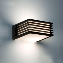 BIDIRECCIONAL DIFUSOR C/REJA E27 NEGRO - FAROLUZ - tienda online