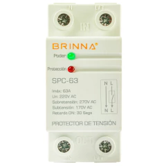 PROTECTOR MONOFASICO BRINNA SPC-63 en internet