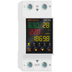 PROTECTOR Y MEDIDOR MONOFASICO BRINNA SPF-63 - comprar online