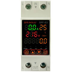 PROTECTOR Y MEDIDOR MONOFASICO BRINNA SPF-63 en internet