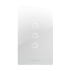 Tecla de Pared Smart Táctil 3 Canales - Macroled - comprar online