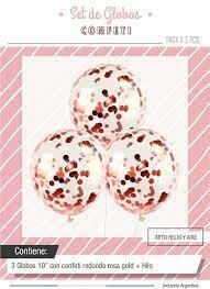SET POR 3 CONFETTI VARIOS COLORES - tienda online
