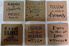 POSAVASOS CUADRADOS