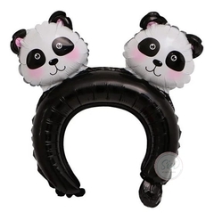 VINCHA GLOBO PANDA
