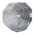 Caja de luz octagonal Chapa