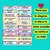 Stickers con mensajes postivos para niño
