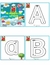 Flaschcards para la escritura de las letras del abecedario