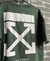 Camiseta verde Off White - comprar online