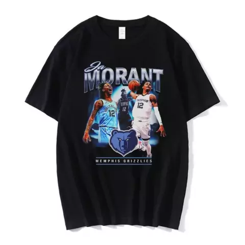 Camiseta Basica Camisa Ja Morant Memphis Grizzlies Nba Champion Show Man Unissex