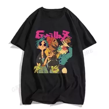 Camiseta Banda Os Gorillaz Rock Lançamento Unissex!