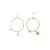 Conjunto Pulseiras Com Pingente De Lua/Sol - comprar online