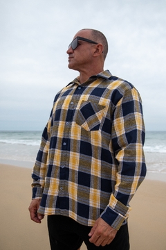 Casaco Xadrez Amarelo