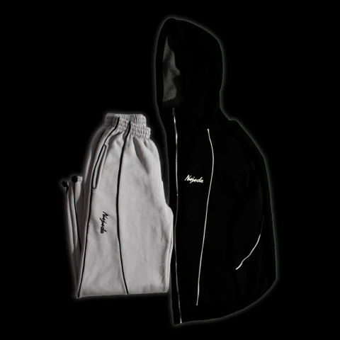 Conjunto black and gray