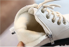 Botas de couro infantil antiderrapante meninas na internet