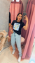 Calça mom jeans na internet