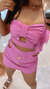 conjunto linho 1 ombro rosa bebe - comprar online