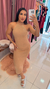 Vestido mídi modal