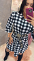 Vestido chemise xadrez - loja online