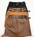 Shorts saia courino 2 cintos - comprar online