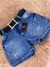 shorts jeans laycra c/cinto - loja online