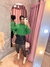 Imagem do Shorts saia courino 2 cintos