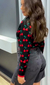 Blusa cereja tricô - comprar online