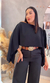 Blusa bata + top faixa