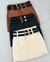 Shorts saia courino 2 cintos