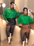 Shorts saia courino 2 cintos na internet