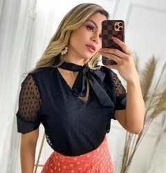 Blusa Feminina De Laço Em Tule Em Promoção na internet