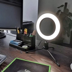 TOPE Ring Light De Mesa Iluminador De Led Tripé 6 Polegadas 16cm / Entrega rapida / compra segura - comprar online