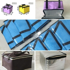 Grande pacote de isolamento térmico não tecido, Lunch Bag, Recipiente portáti