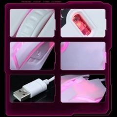 Mouse gamer com fio luminoso para computador cor sortida - comprar online