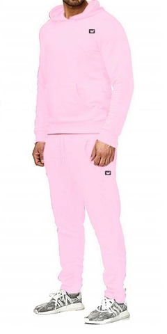 Conjunto de Moletom Blusa Com Capuz Canguru Calça Jogger Relaxado Inverno Mascu - comprar online
