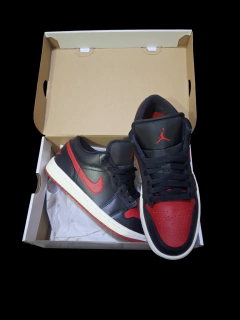Jordan 1 low bred sail wmns - comprar en línea