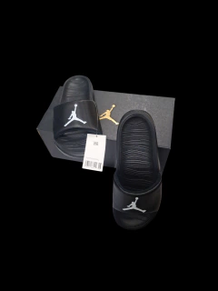 Jordan Break Slide 'Black White