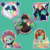 JUJUTSU KAISEN pack de stickers holograficos (resistentes al agua y al calor)