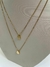 Colar Duplo Gota Lisa - comprar online