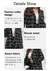 Finjani-Blazer frontal de botão xadrez e calças cortadas para mulheres, blazer
