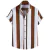 Roupas Masculinas Listras Simples 3d Camisa Havaiana Homens Roupas Soltas - comprar online