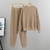 Camisola Outono Inverno Malha Tricô Camisolas Moda Feminina - loja online