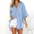Imagem do Moda casual elegante de streetwear feminino, camisas soltas, roupa confortável,