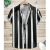 Roupas Masculinas Listras Simples 3d Camisa Havaiana Homens Roupas Soltas na internet